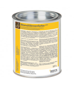 BEECK Standölinnnenfarbe PRO, Weiß, deckend, für Holz im Innenbereich