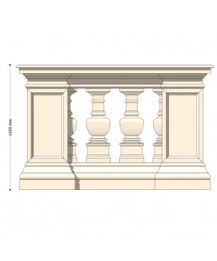 Balustrade vom Petrusgrab im Petersdom in Rom