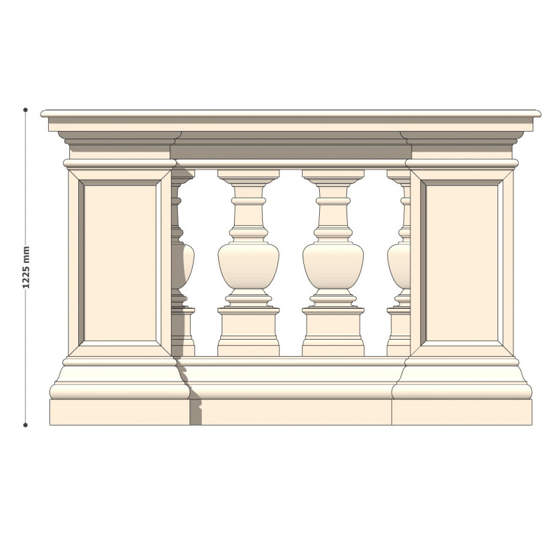 P0010 - Rom - Petersdom - Balustrade am Petrusgrab