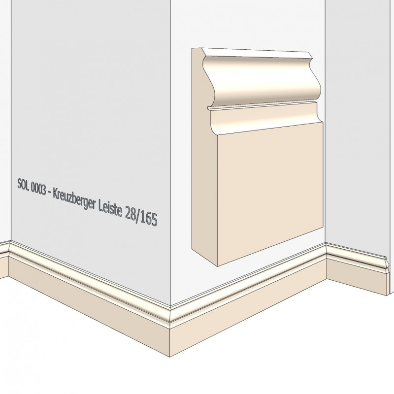 SL0003 - Kreuzberg skirting board 165/28