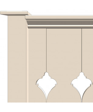 Goethes Treppengeländer als Holzvertäfelung